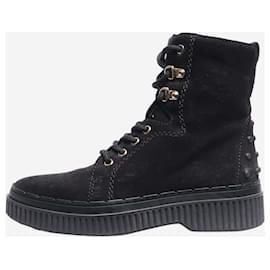 Botines negros con cordones - talla EU 36 - Tod's