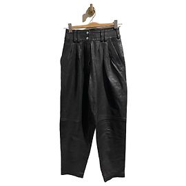 Pantalones BALMAIN T.International S Cuero