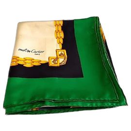 Cuadrado de seda twill, imprescindible de Cartier PARIS
