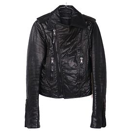 BALENCIAGA - Balenciaga Jacke aus schwarzem Leder (T36)