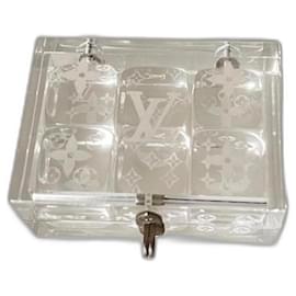 Louis Vuitton Jeu de 6 Dés Transparent Monogramme Blanc