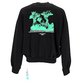 Off White Off-White Sweatshirt mit Pilzdruck