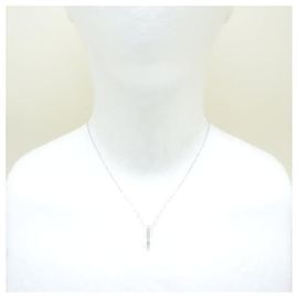 Autre Marque Collana in diamante a motivo cuore K10WG