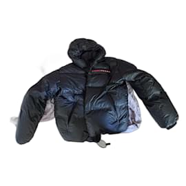 Giacca Prada in nylon nero