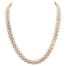 inconnue Collana 'Rivière' in oro giallo, diamanti.