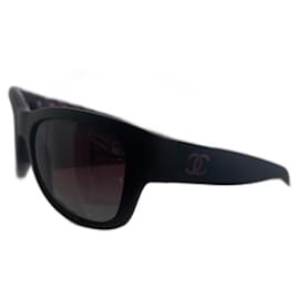 Chanel Sonnenbrille 6049 Dunkelrot Acetat