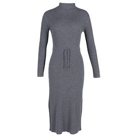 Apc Abito in maglia a collo alto A.P.C. Alma in lana merino grigia