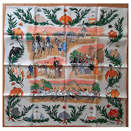 Foulard Hermès intitolato "Chantilly" Nuovo, nella sua scatola