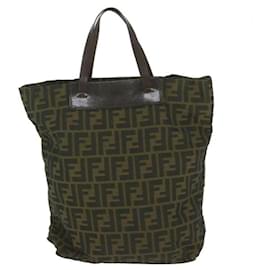 Borsa tote Fendi marrone in tela