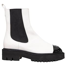 Chanel Lackleder Stiefeletten