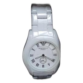 Orologio Armani AR1648 in ceramica bianca