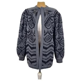 Escada Jacke aus Mohair Dunkelgrau