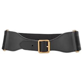 Dior Grosgrain Logo Gürtel Schwarz