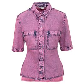 Stella Mc Cartney Camicia in denim tinto Stella McCartney