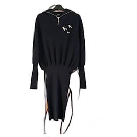Chanel Airline Collection Kleid Marineblau Baumwolle