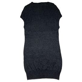 Helmut Lang Kleid aus Wolle Grau