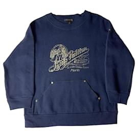 Louis Vuitton Strickpullover aus Baumwolle und Kaschmir Blau
