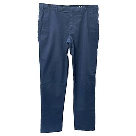 Pantalones Loro Piana en algodón azul marino