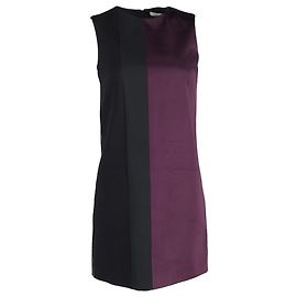 Vestido mini sin mangas en bloque de color de Victoria Beckham en poliéster multicolor