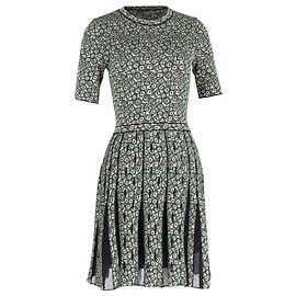 Vestido de punto jacquard estampado M Missoni en poliamida verde