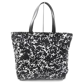 BALLY WOLFSON Sac fourre-tout en cuir Noir Blanc - Bally