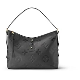 Louis Vuitton Carryall MM Schwarz Monogramm Empreinte Leder