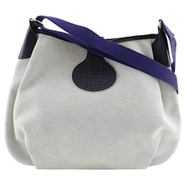 Hermès Hermes Rodeo Schultertasche Grau/Navy
