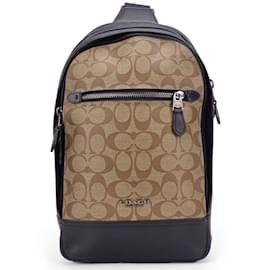 Borsa a spalla in pelle firmata Coach