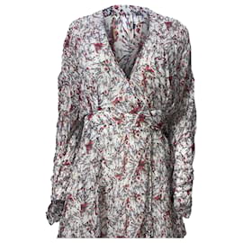 Vestido envolvente con estampado floral Iro en rayón multicolor