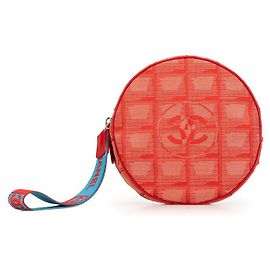 Pochette in tela Coco Mark Rossa Chanel