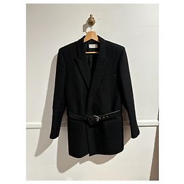 Abrigos SAINT LAURENT T.International L Lana