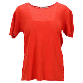 Camiseta T de Alexander Wang en algodón rojo