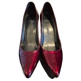 Décolleté con tacco a spillo Stuart Weitzman Rosso Scuro Vernice
