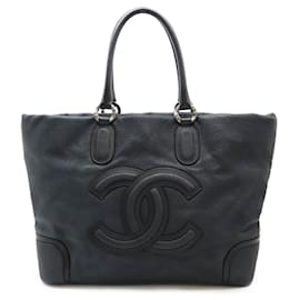 Chanel Coco Mark Kaviar Tote Bag