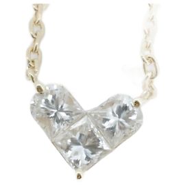 Autre Marque Collar de diamantes Mysterious Heart Au750 de Star Jewelry