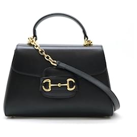 Gucci Leder Horsebit 1955 2-Wege Tasche 702049