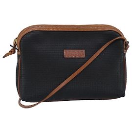 BALLY Borsa a Spalla in Pelle Nera Auth ti2295