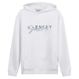 GIVENCHY - Givenchy Signature Kapuzenpullover aus weißer Baumwolle (M)