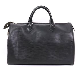 LOUIS VUITTON - Borsa Louis Vuitton Speedy 35 in pelle Epi nera