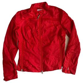Aspesi Rote Wasserfeste Nylon Steppjacke Mädchen