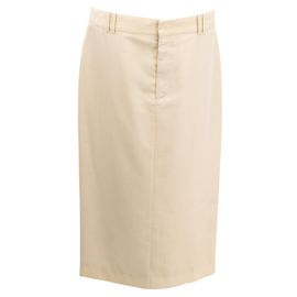 Falda Gucci de lana beige