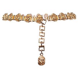 Goldfarbener Ketten-Theatergürtel Gianni Versace