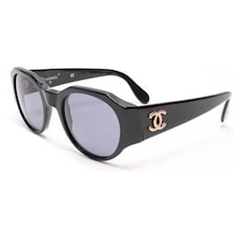 Occhiali da sole Chanel 04151 Nero Blu Oro