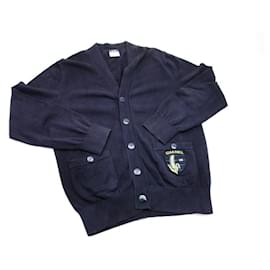 Chanel Pullover aus Wolle in Navy Blau