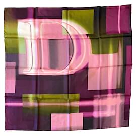 DIOR - Sciarpa Dior 90 in seta viola