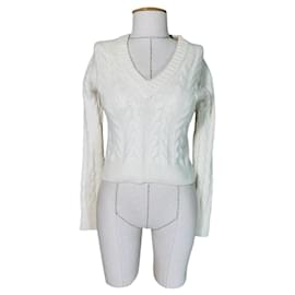 Paolo Bergamaschi Cashmere Pullover Elfenbein - Autre Marque