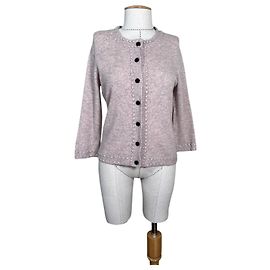 Autre Marque Kaschmir Cardigan Rosa