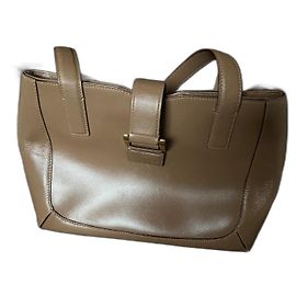 Bolsa de ombro Etienne Aigner em couro bege