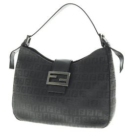 Borsa Fendi Monogramma Canvas Nera