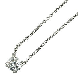 Collana solitaria con taglio rotondo Harry Winston